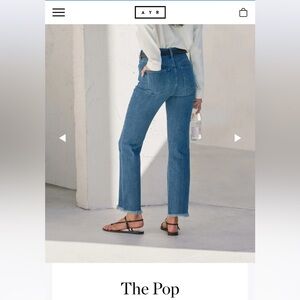 AYR “THE POP” NWOT Sz 30x27 just too long on me